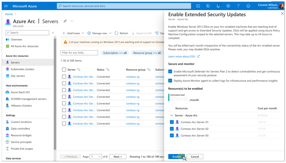 Assign ESU in the Azure Portal
